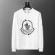 MOC037  New men's autumn and winter double-sided cotton new pullover hoodie clothing