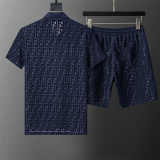 FDC17 New men's short sleeved polo top+shorts clothing