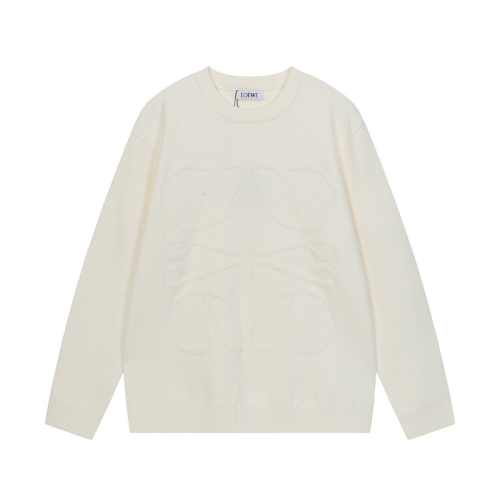 LOC41 Autumn and winter new high-quality men's and women's fashion brand new sweater jacquard letter clothing