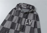 LVC025 New men's spring and autumn thin style outerwear+long pants pure cotton casual suit clothing