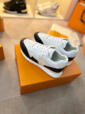 OLS42 Leather women 35-42 And men 40-46 sneakers shoes With box