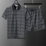 COC1 New men's short sleeved polo top+shorts clothing