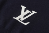 LVC031 New men's and women's autumn and winter cross towel embroidered pattern round neck wool knitted sweater clothing