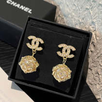A124  Women's pearl pendant round ball pearl earrings jewelry