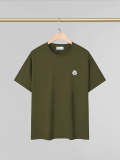 MOC040 New men's and women's summer T-shirt double yarn pure cotton fabric short sleeved top clothing