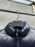 109830  New striped glossy down jacket Top quliaty 1:1 clothing
