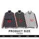 LVC032 New men's and women's high-quality knitted sweaters, jacquard sweaters, baseball jackets, retro American sports style clothing
