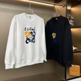 LOC39 New men's and women's round neck long sleeved sweatshirt casual clothes