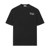 DIC22 New Men's and Women's Summer Short sleeved Cotton T-shirt Embroidered Craft Clothing
