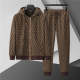 FDC16 New men's spring and autumn thin style outerwear+long pants pure cotton casual suit clothing