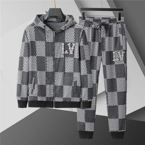 LVC025 New men's spring and autumn thin style outerwear+long pants pure cotton casual suit clothing