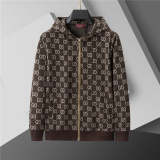 GUC0101 New men's spring and autumn thin style outerwear+long pants pure cotton casual suit clothing