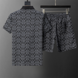 COC1 New men's short sleeved polo top+shorts clothing