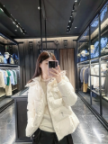 110221  New wool woven hooded down jacket Top quliaty 1:1 clothing