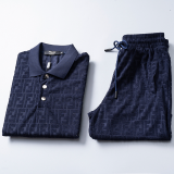 FDC17 New men's short sleeved polo top+shorts clothing