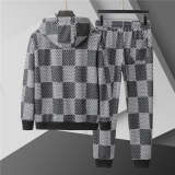 LVC025 New men's spring and autumn thin style outerwear+long pants pure cotton casual suit clothing