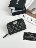 LCP74 Card bag 11-7.5CM Leather Wallet with box