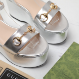 JHGS20 Slipper 8CM Heel Size 35-42 Leather Shoes with box