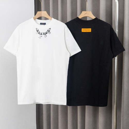 LVC054 New men's and women's summer pure cotton top T-shirt clothing
