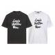 LVC056 High quality men's and women's pure cotton summer short sleeved T-shirt embroidered clothing