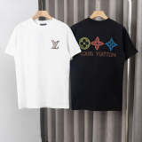 LVC049 New men's and women's summer pure cotton top T-shirt clothing