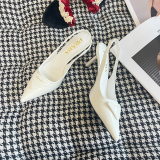 MPS7 Synthetic Leather Heel 7CM Women shoes 35-40 With box