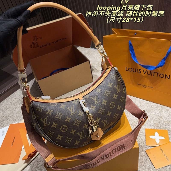 MLP77 Leather bag 28-15CM Bags with Box
