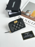LCP74 Card bag 11-7.5CM Leather Wallet with box