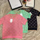 GUC16 New women's summer T-shirt knitted ice silk fabric clothes
