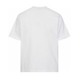 LOC42  High quality men's and women's pure cotton summer short sleeved T-shirt embroidered clothing