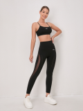 zalo5111  Women's sports bra with thin shoulder straps, yoga bra set, high waisted yoga pants clothing