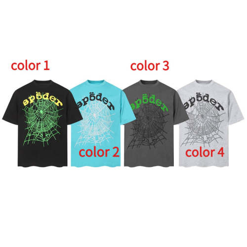 SPC21 New men's and women's summer pure cotton top T-shirt clothing