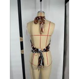 PH2528  Summer Split Bikini Top, Neck Hanging Swimsuit