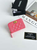 LCP74 Card bag 11-7.5CM Leather Wallet with box