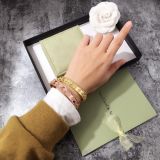 VAB7 V gold, kaleidoscope bracelet VAC bracelet for women  about 19 cm will not fade
