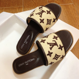 MJLS13 synthetic Leather slippers Women shoes 35-42 With box