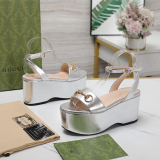 JHGS20 Slipper 8CM Heel Size 35-42 Leather Shoes with box