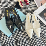 MPS7 Synthetic Leather Heel 7CM Women shoes 35-40 With box