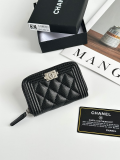 LCP74 Card bag 11-7.5CM Leather Wallet with box