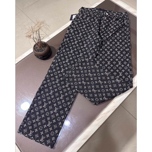 LVC040 New men's and women's high-quality jeans loose fit clothing