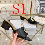 SHDS6 Women 5.5CM Heel slipper Shoes 35-42 with box