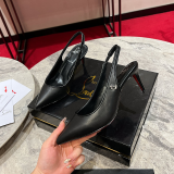 OCLS1 Real Leather 6.5CM Heel Women 35-43 Cowhide shoes With box