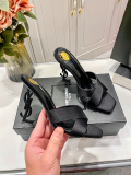 MYS1 Synthetic Leather 10CM Slippers Size 35-40 Shoes with Box