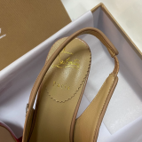 OCLS1 Real Leather 6.5CM Heel Women 35-43 Cowhide shoes With box