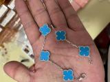 VAB100 Natural Stone 4 Flower Bracelet Premium Jewelry No packaging AAAAA quality