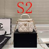 ACP01 Leather Bags 10CM Makeup tote Bag with Box