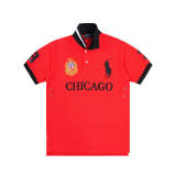 PPC2 summer polo shirt collar embroidered city style top t-shirt polo short sleeved shirt