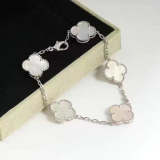 VAB100 Natural Stone 4 Flower Bracelet Premium Jewelry No packaging AAAAA quality