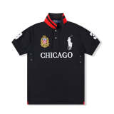 PPC2 summer polo shirt collar embroidered city style top t-shirt polo short sleeved shirt