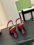 SHGS5 Leather 8.5CM Heel Women 35-42 shoes With box